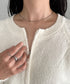 ダブルジップニットトップス | CL2256047 | アイボリー