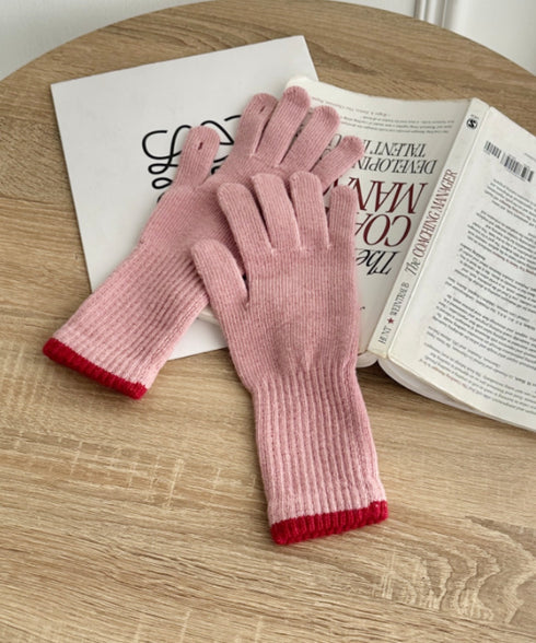 【スマホ対応】バイカラーロンググローブ | SL6254008 | ピンク