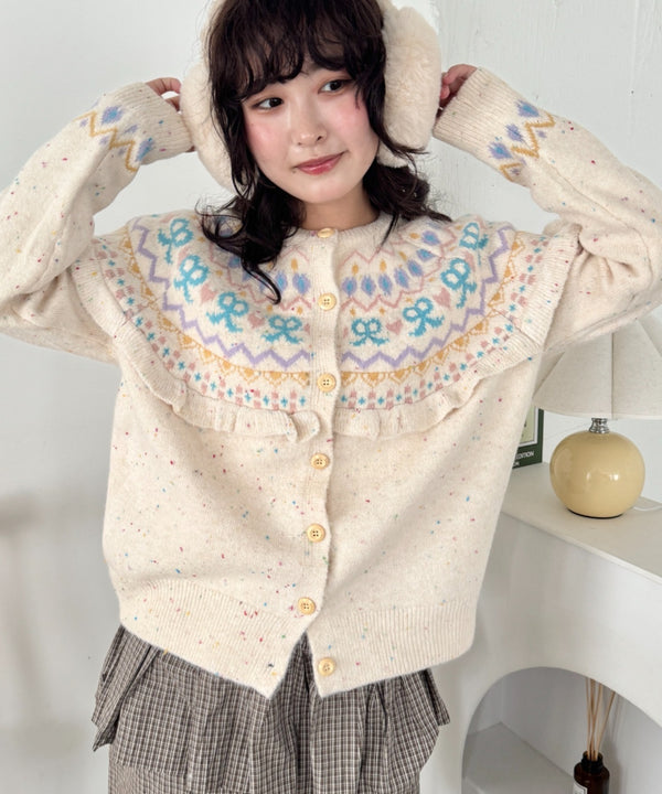 ラブリーリボンフリルカーディガン | SL2256105 | アイボリー