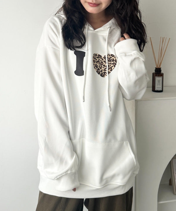 オーバーサイズプリントスウェットプルパーカー　フーディー | WR2256034 | その他2