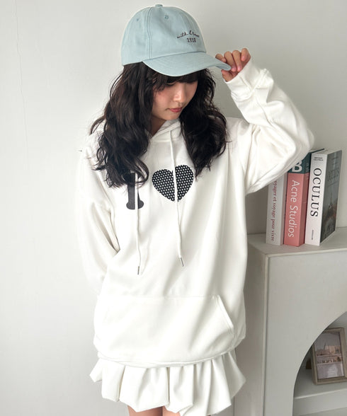 オーバーサイズプリントスウェットプルパーカー　フーディー | WR2256034 | その他1