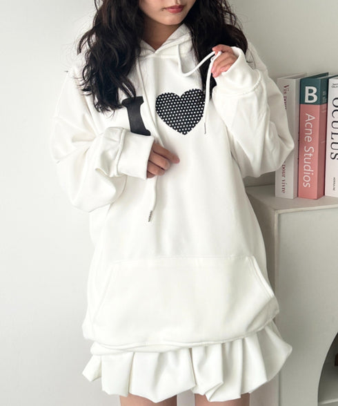 オーバーサイズプリントスウェットプルパーカー　フーディー | WR2256034 | その他1