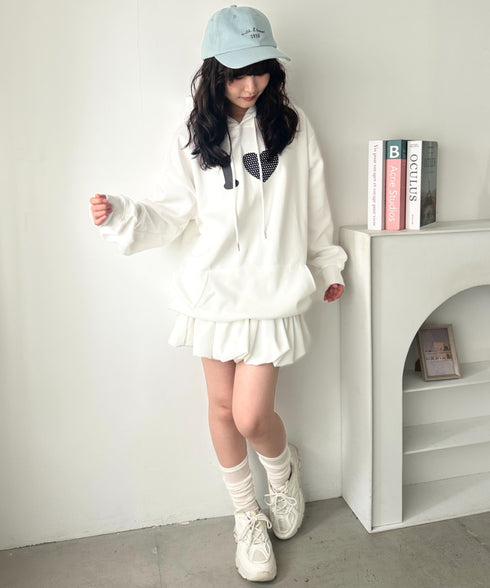 オーバーサイズプリントスウェットプルパーカー　フーディー | WR2256034 | その他1