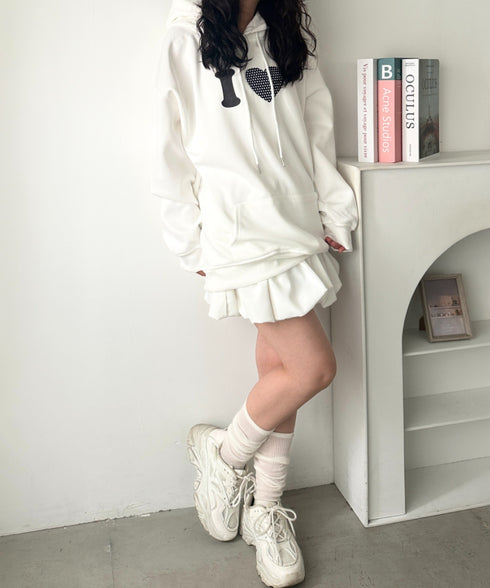 オーバーサイズプリントスウェットプルパーカー　フーディー | WR2256034 | その他1