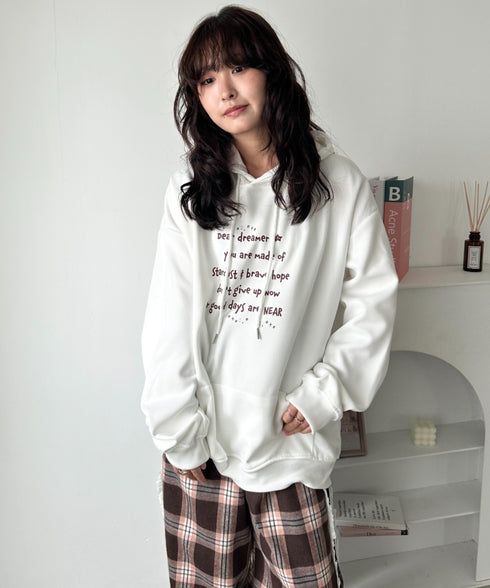 オーバーサイズプリントスウェットプルパーカー　フーディー | WR2256034 | その他10