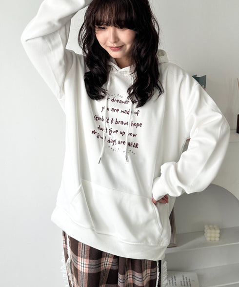 オーバーサイズプリントスウェットプルパーカー　フーディー | WR2256034 | その他10