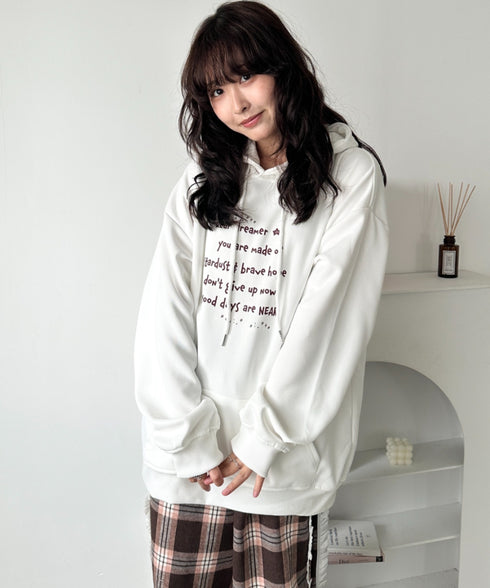 オーバーサイズプリントスウェットプルパーカー　フーディー | WR2256034 | その他10