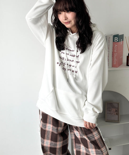 オーバーサイズプリントスウェットプルパーカー　フーディー | WR2256034 | その他10