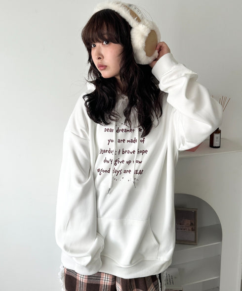 オーバーサイズプリントスウェットプルパーカー　フーディー | WR2256034 | その他10