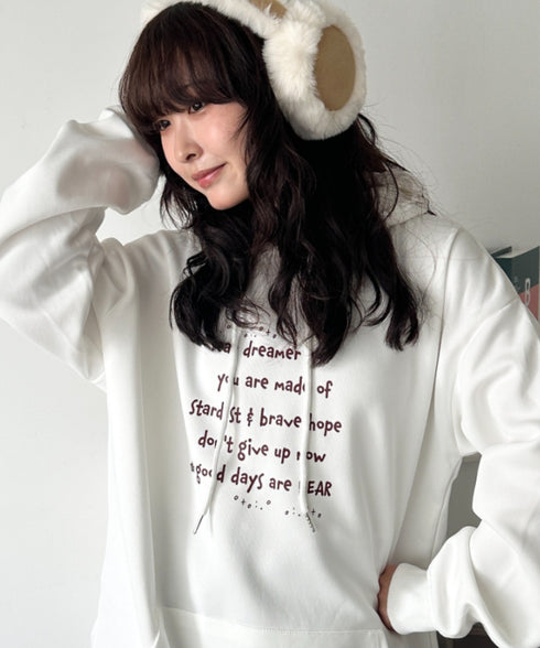 オーバーサイズプリントスウェットプルパーカー　フーディー | WR2256034 | その他10