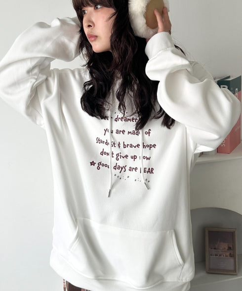 オーバーサイズプリントスウェットプルパーカー　フーディー | WR2256034 | その他10