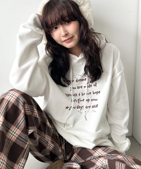 オーバーサイズプリントスウェットプルパーカー　フーディー | WR2256034 | その他10