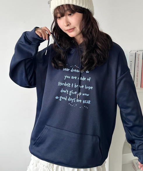 オーバーサイズプリントスウェットプルパーカー　フーディー | WR2256034 | その他11