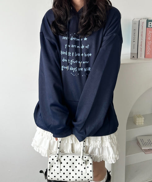 オーバーサイズプリントスウェットプルパーカー　フーディー | WR2256034 | その他11