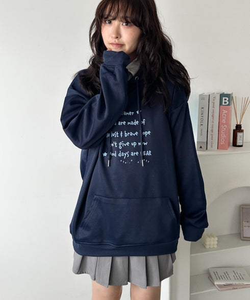 オーバーサイズプリントスウェットプルパーカー　フーディー | WR2256034 | その他11