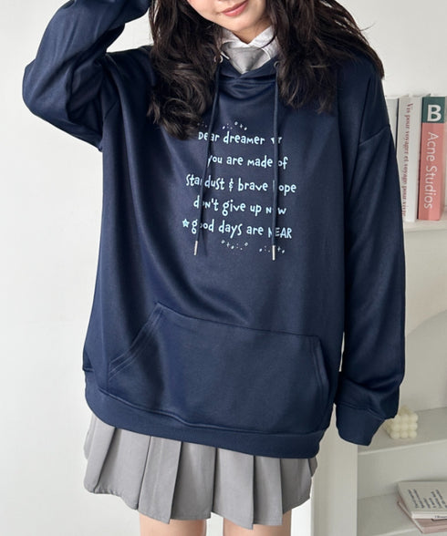 オーバーサイズプリントスウェットプルパーカー　フーディー | WR2256034 | その他11