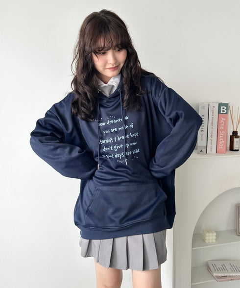 オーバーサイズプリントスウェットプルパーカー　フーディー | WR2256034 | その他11