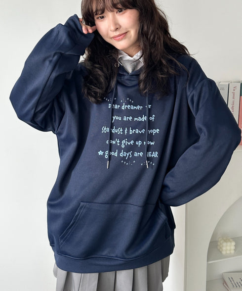 オーバーサイズプリントスウェットプルパーカー　フーディー | WR2256034 | その他11