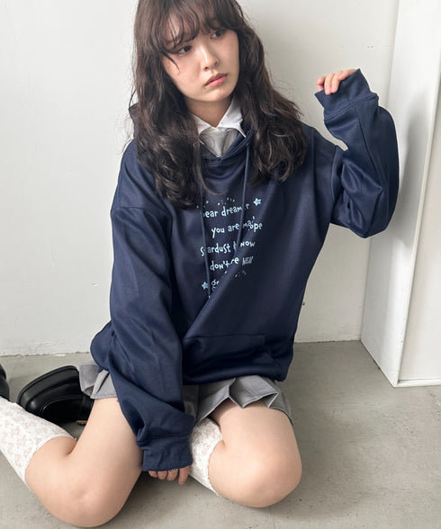 オーバーサイズプリントスウェットプルパーカー　フーディー | WR2256034 | その他11