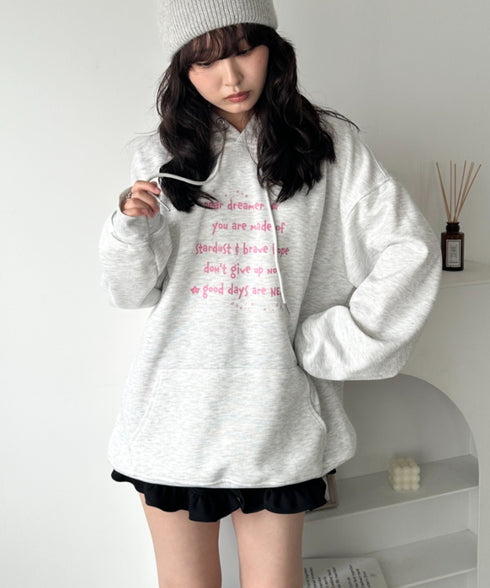 オーバーサイズプリントスウェットプルパーカー　フーディー | WR2256034 | その他12
