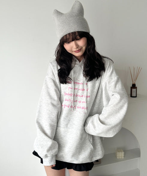 オーバーサイズプリントスウェットプルパーカー　フーディー | WR2256034 | その他12