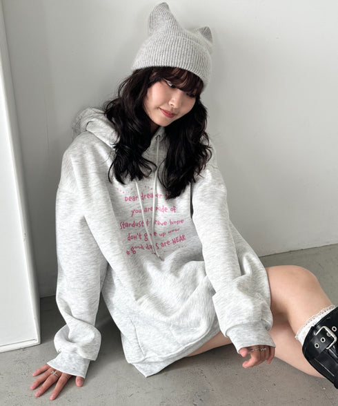 オーバーサイズプリントスウェットプルパーカー　フーディー | WR2256034 | その他12