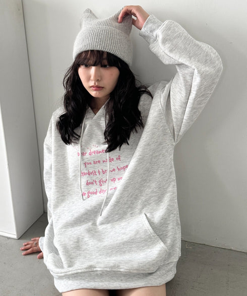 オーバーサイズプリントスウェットプルパーカー　フーディー | WR2256034 | その他12