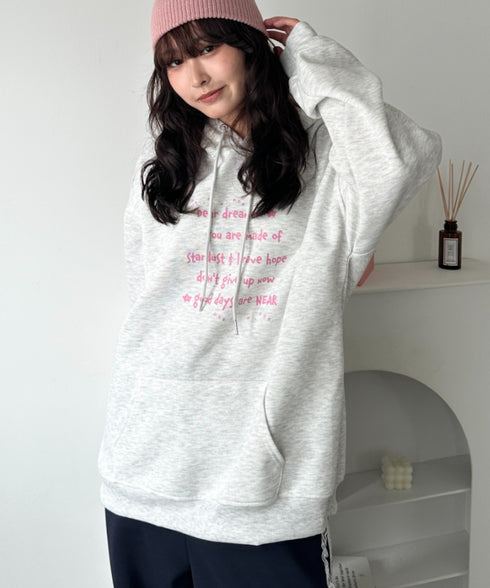 オーバーサイズプリントスウェットプルパーカー　フーディー | WR2256034 | その他12