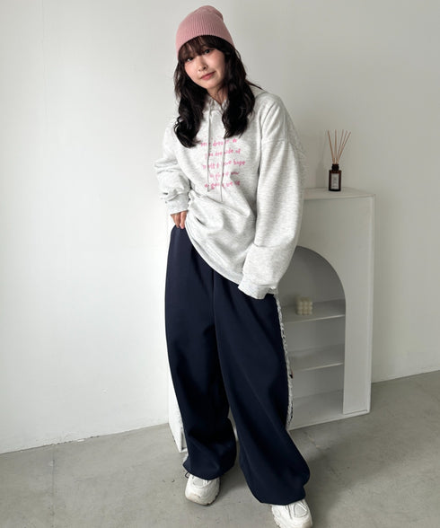 オーバーサイズプリントスウェットプルパーカー　フーディー | WR2256034 | その他12