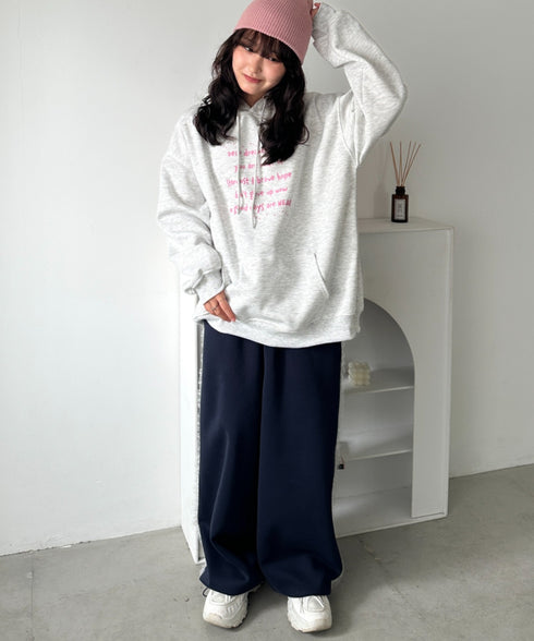 オーバーサイズプリントスウェットプルパーカー　フーディー | WR2256034 | その他12