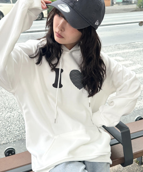 オーバーサイズプリントスウェットプルパーカー　フーディー | WR2256034 | その他1