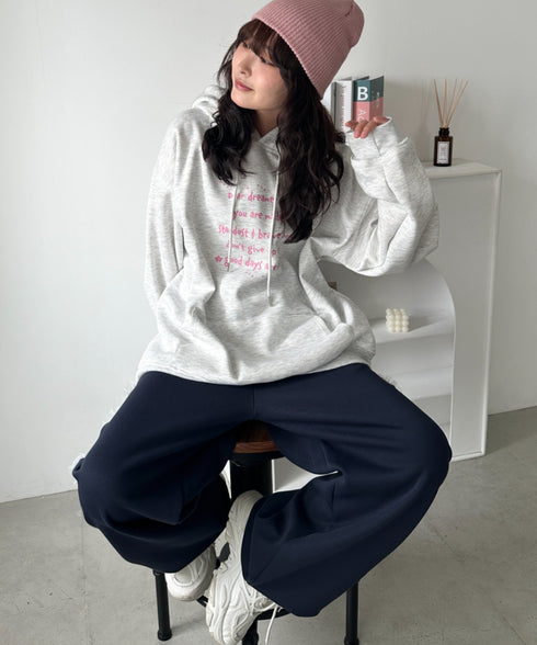 オーバーサイズプリントスウェットプルパーカー　フーディー | WR2256034 | その他12