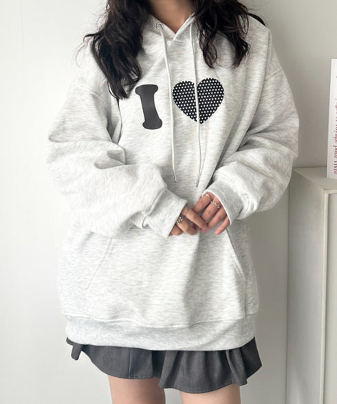 オーバーサイズプリントスウェットプルパーカー　フーディー | WR2256034 | その他4