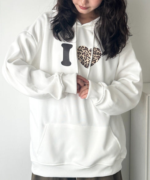 オーバーサイズプリントスウェットプルパーカー　フーディー | WR2256034 | その他2