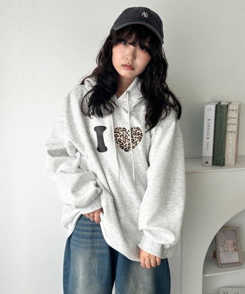 オーバーサイズプリントスウェットプルパーカー　フーディー | WR2256034 | その他5