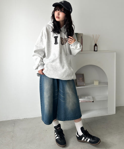 オーバーサイズプリントスウェットプルパーカー　フーディー | WR2256034 | その他5