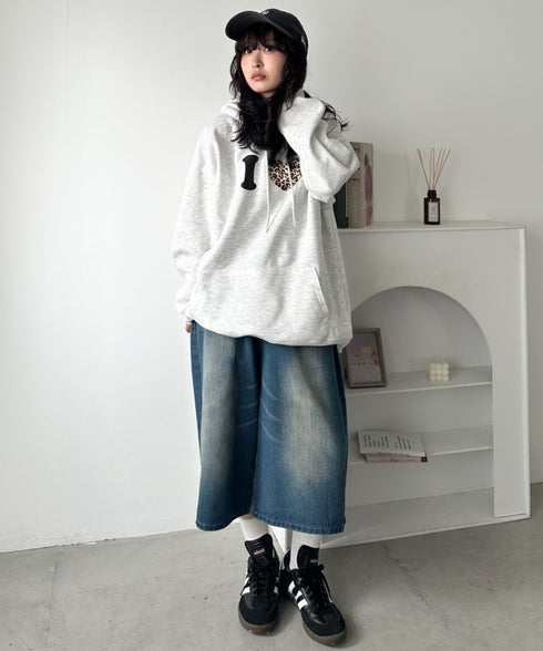 オーバーサイズプリントスウェットプルパーカー　フーディー | WR2256034 | その他5
