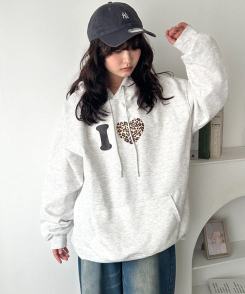 オーバーサイズプリントスウェットプルパーカー　フーディー | WR2256034 | その他5