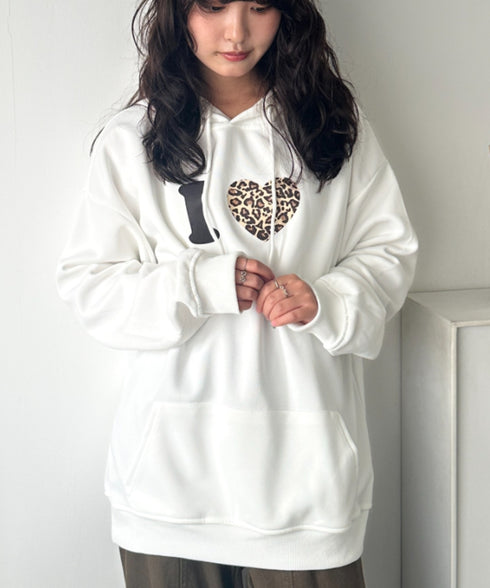 オーバーサイズプリントスウェットプルパーカー　フーディー | WR2256034 | その他2