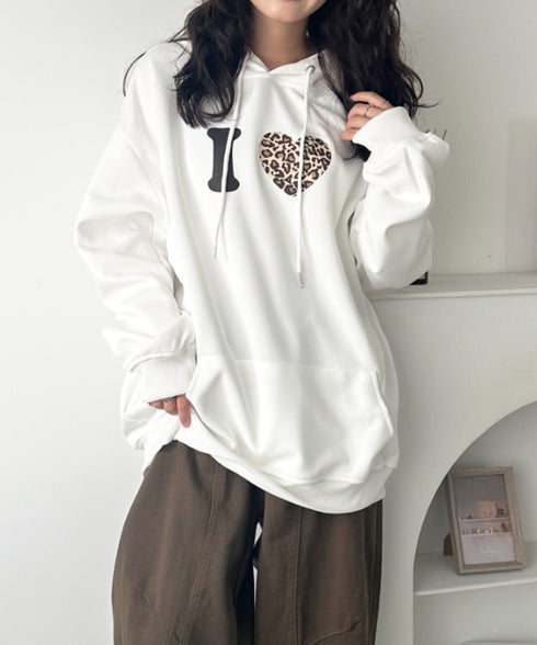 オーバーサイズプリントスウェットプルパーカー　フーディー | WR2256034 | その他2