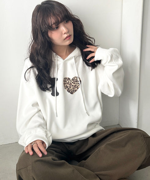 オーバーサイズプリントスウェットプルパーカー　フーディー | WR2256034 | その他2