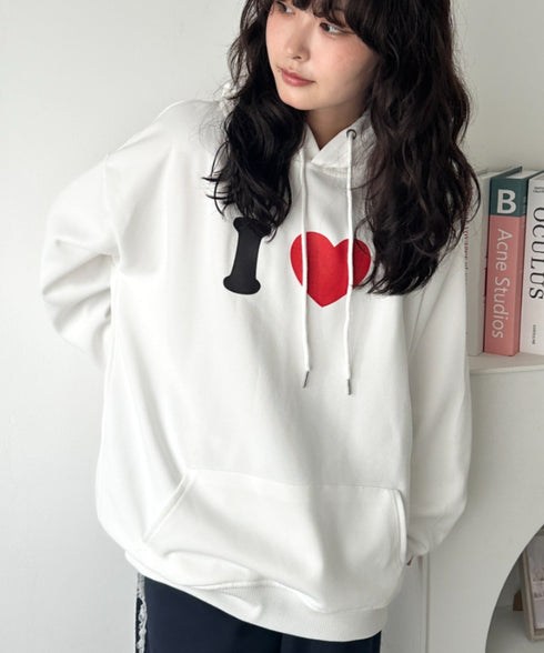 オーバーサイズプリントスウェットプルパーカー　フーディー | WR2256034 | その他3