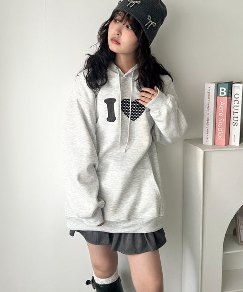 オーバーサイズプリントスウェットプルパーカー　フーディー | WR2256034 | その他4