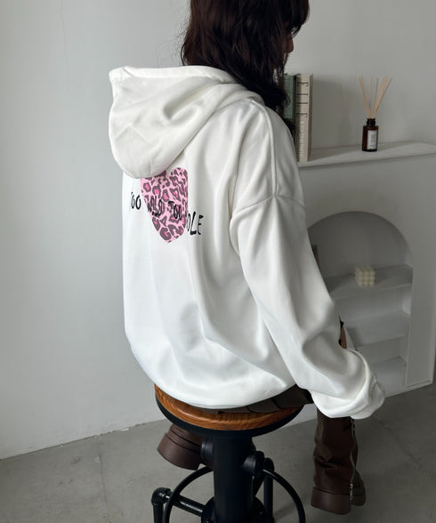 オーバーサイズプリントスウェットプルパーカー　フーディー | WR2256034 | その他7