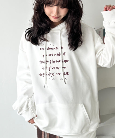 オーバーサイズプリントスウェットプルパーカー　フーディー | WR2256034 | その他10