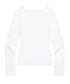 MUCENT(ムセント)/シアートップス シアーニット シースルーニット ロングスリーブ/LUEUR SEE THROUGH V NECK KNIT | AT2253080 | ホワイト