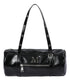 MUCENT(ムセント)/軽量 ミニ メタルロゴ ショルダーバッグ/NOX METAL LOGO EYELET STRAP SHOULDER BAG | AT1253084 | ブラック