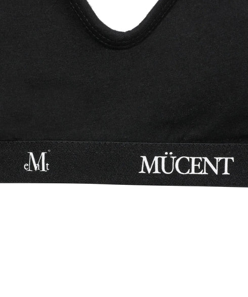 MUCENT(ムセント)/ノンワイヤー ブラ＆ショーツ 上下 セット/AUREN NO-WIRE OUT BAND BRALETTE PANTY SET | AT2253088 | ブラック