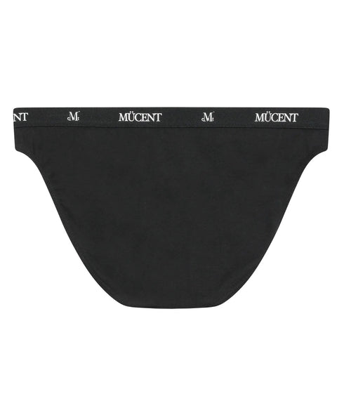 MUCENT(ムセント)/ノンワイヤー ブラ＆ショーツ 上下 セット/AUREN NO-WIRE OUT BAND BRALETTE PANTY SET | AT2253088 | ブラック