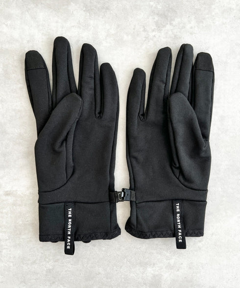 THE NORTH FACE(ザ・ノースフェイス)/MERINO INNER GLOVE/スマホ対応 スマートタッチ グローブ 五本指 手袋 | IM6253089 | ブラック